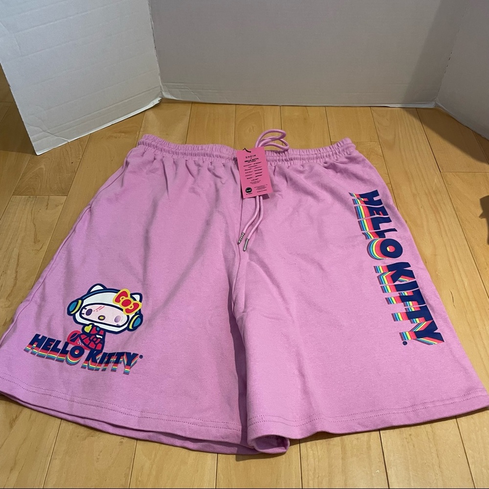 women’s plus size hello kitty shorts